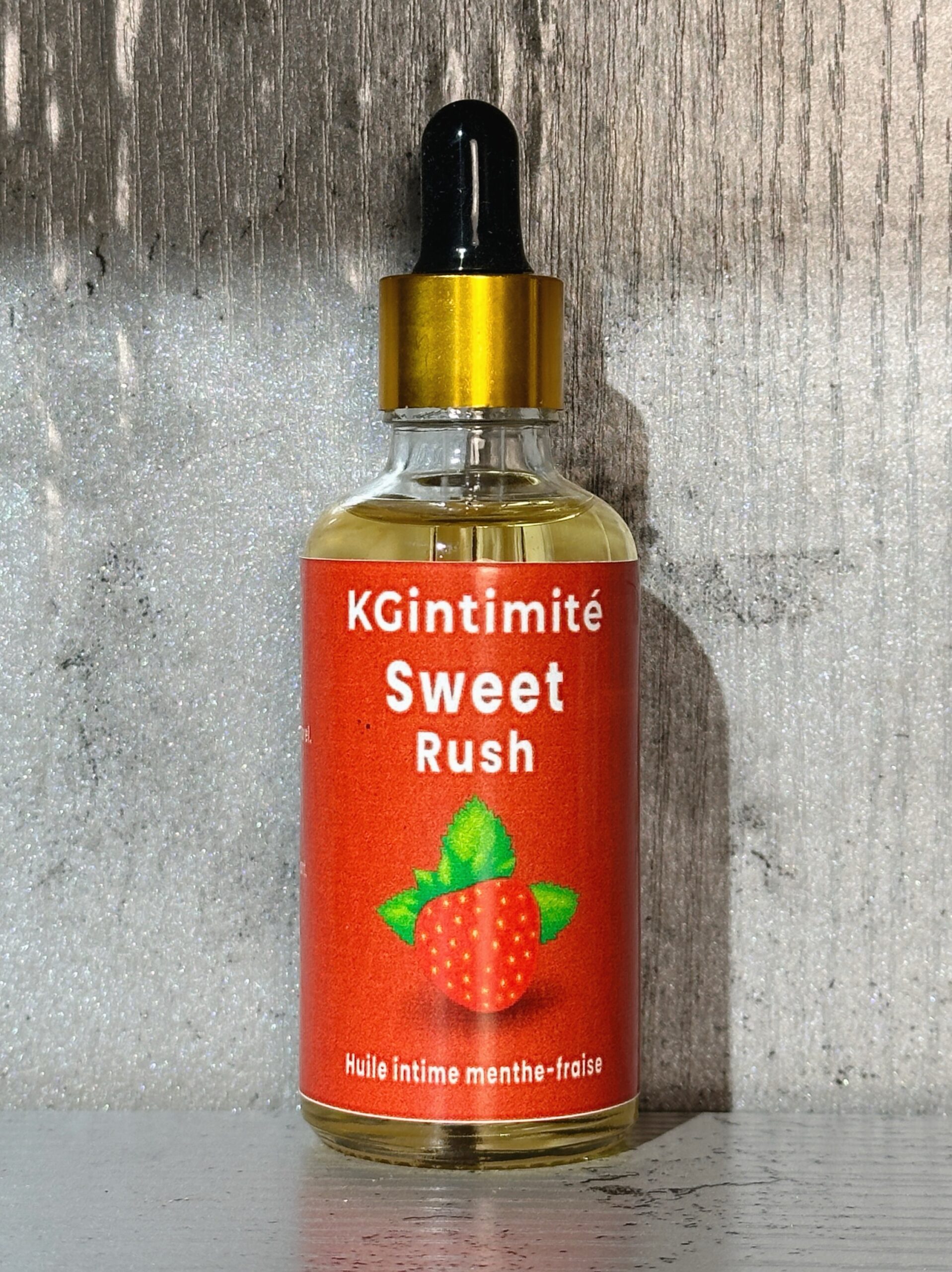 Sweet rush
Une huile menthe Fraise